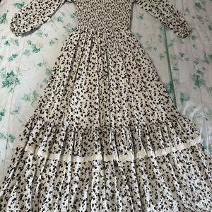 Floral Long Sleeve Maxi Dress